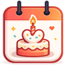 Birthday & Age Logo
